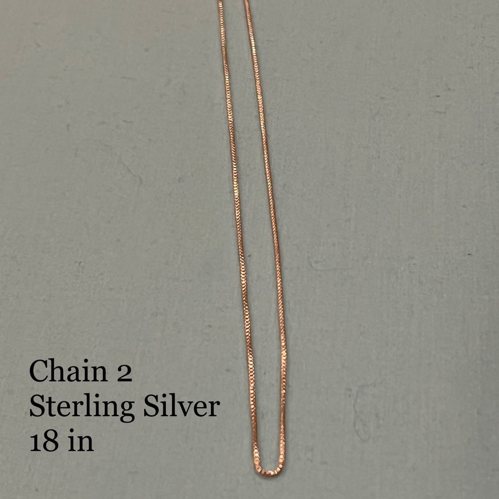 18in Sterling Silver Box Chain